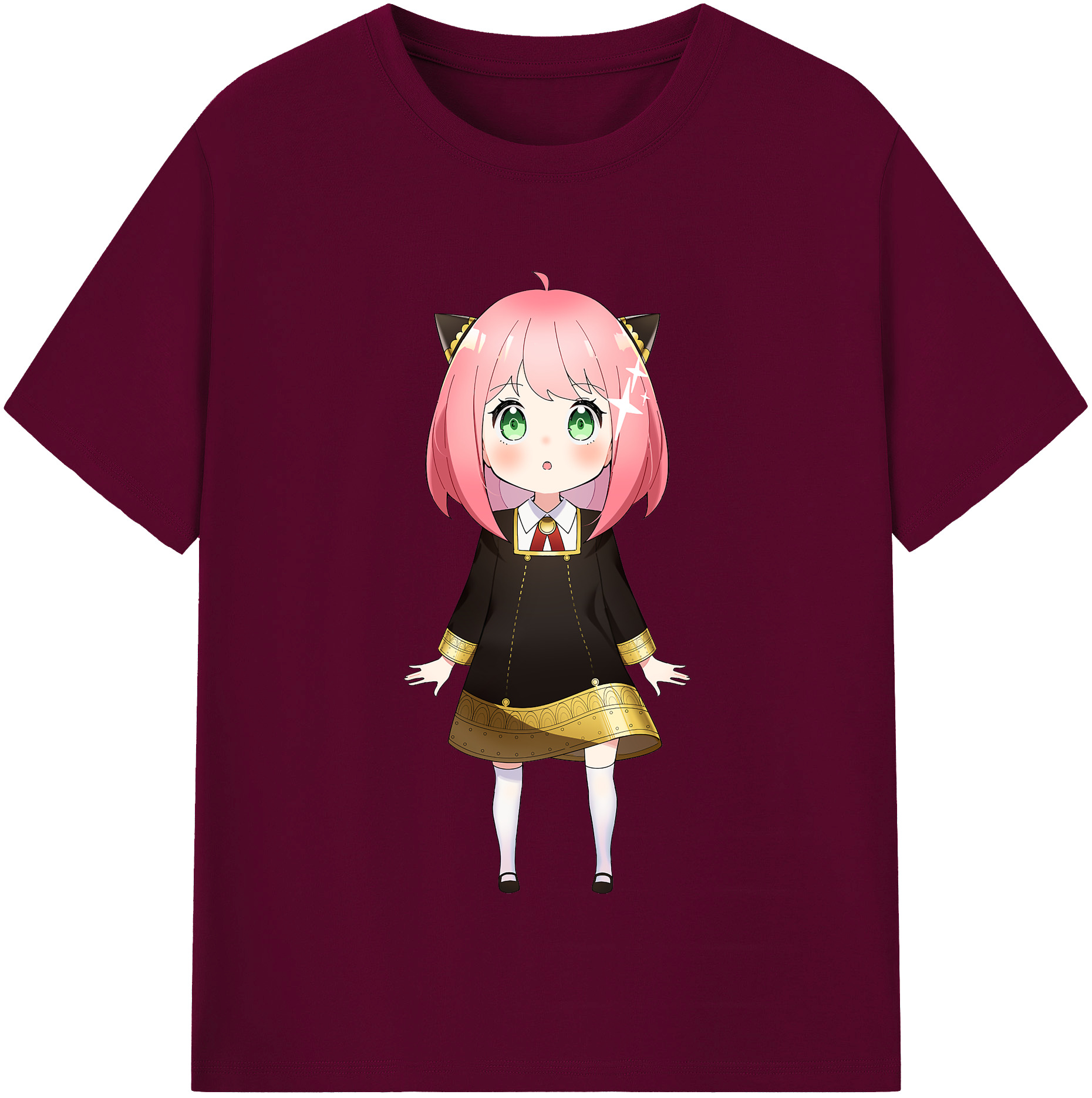 （画像用） SPY×FAMILY间谍家家酒 レディースカジュアルプリントTシャツ（綿100％）